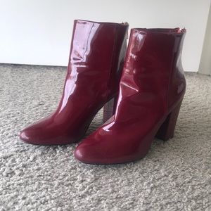 Burgundy Booties